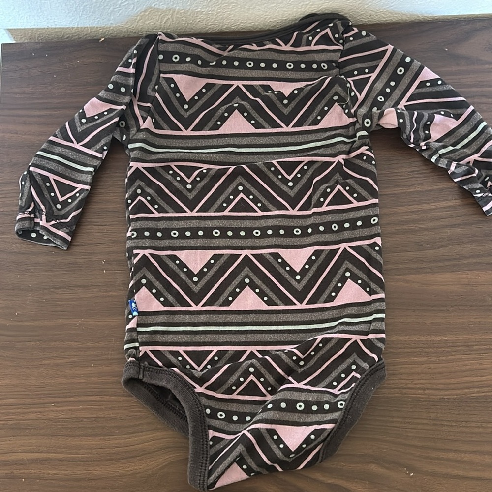 Kickee Pants Unisex onesie super soft bamboo size 12-18 months bodysuit - Picture 5 of 5